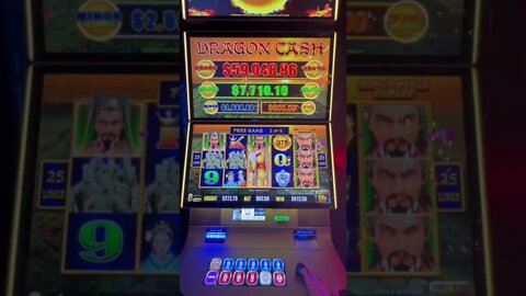 Fun Bonus Feature on Dragon Cash! Hand Pay! #short #shortsvideo