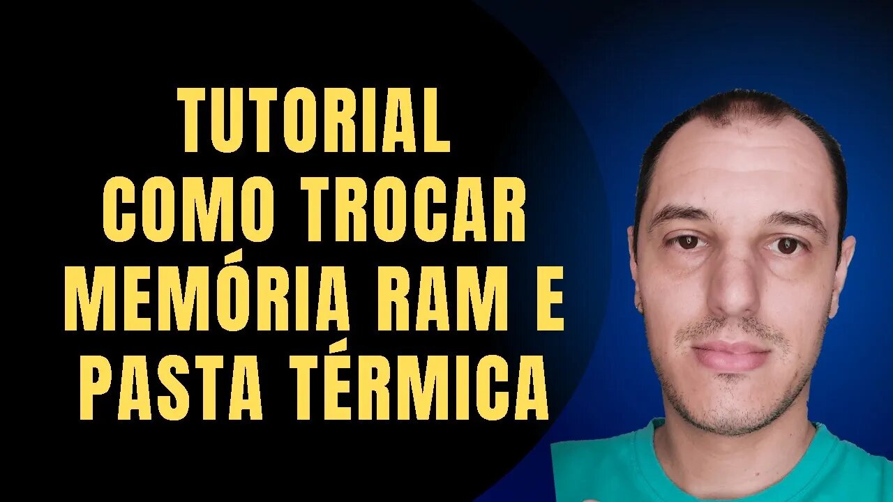 TUTORIAL como trocar a MEMORIA RAM e a PASTA TERMICA do NOTEBOOK LENOVO IDEAPAD 3 AMD RYZEN 5 5500U