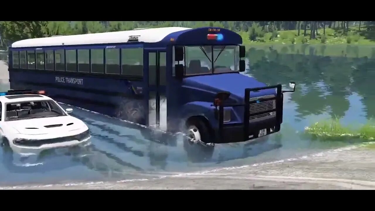 Machine vs Deep Water / BeamNG DRIVE