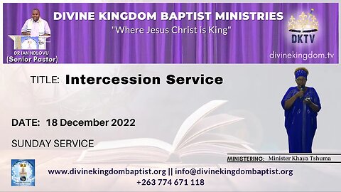 Intercession Service (18/12/22)