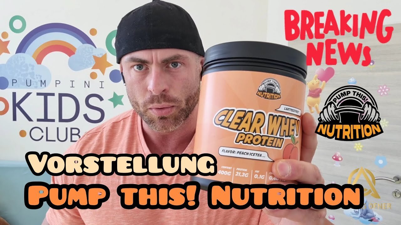 VORSTELLUNG PUMP THIS! NUTRITION | #protein #creatin #omega3 #cake #nutrition #booster