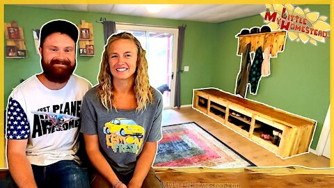 Pallet Wood Bench Complete, Master Bedroom Remodel & Mom & Dad Check In | Weekly Peek Ep251