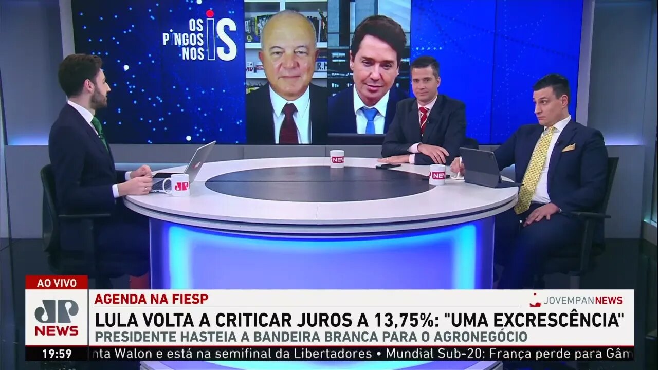 Lula volta a criticar juros do Banco Central em discurso na Fiesp