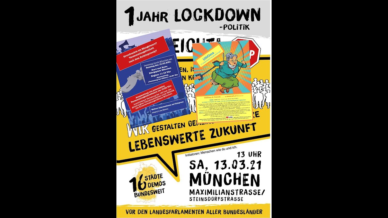 DemoSamstag München 13.03: superschnelle Zusammenfassung