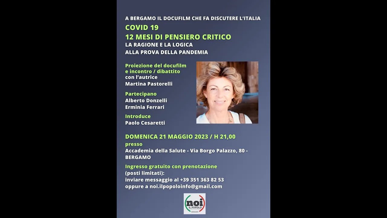 Martina Pastorelli, Alberto Donzelli a Bergamo