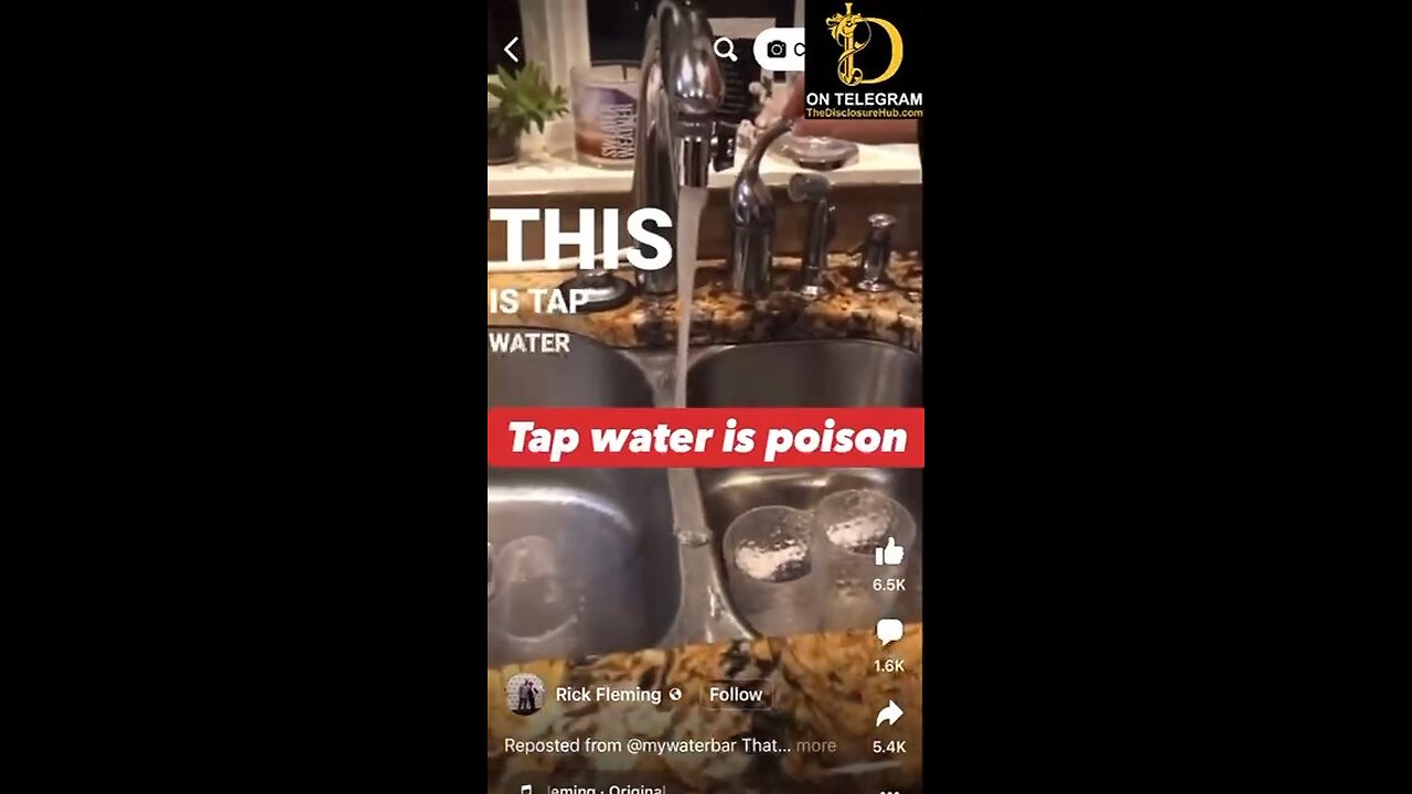 Tap Water its Poison