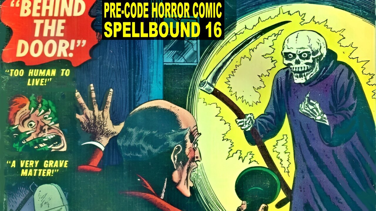 Pre-code HORROR Comic Book SPELLBOUND 16 From Atlas Comics