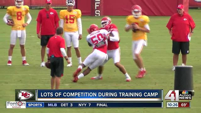 Competition has already started at Chiefs Camp