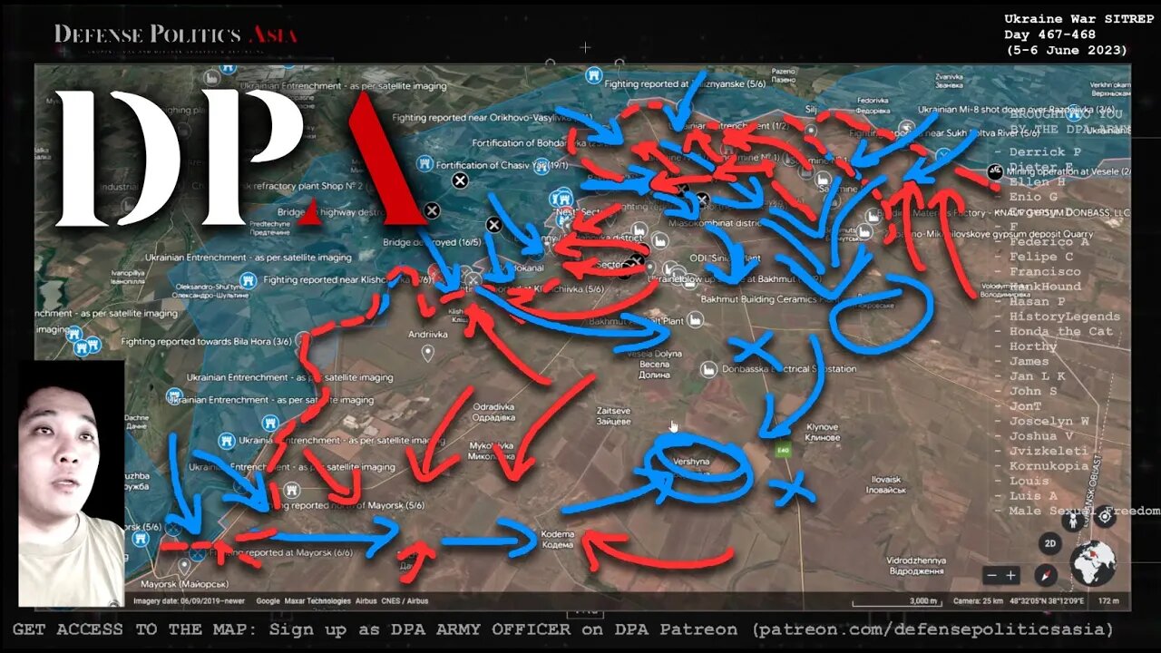 [ Bakhmut Front ] DOUBLE PINCER BY UKRAINE DEVELOPING ON RUSSIAN BAKHMUT; Berkhivka must hold for RF