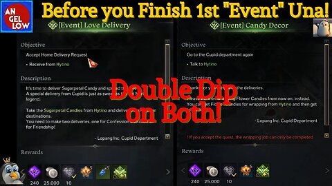 Double Dipping on Event Unas! BEFORE you Finish 9th/Last Day of [Love Delivery] Accept on all Alts!