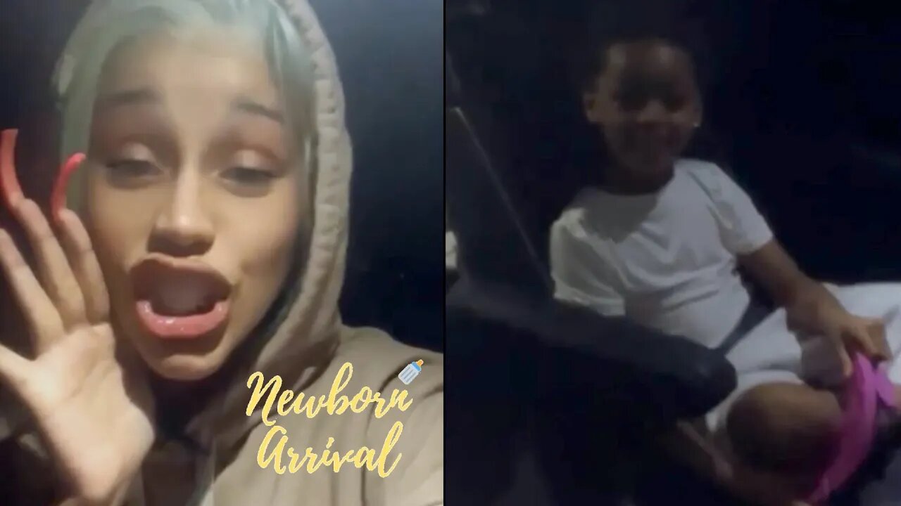 "My Son Bad" Cardi B & Kulture On Wave's Behavior In The Studio! 😡