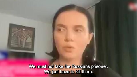 Ukrainian presenter, Yanina Sokolova, called for the death of all Russians