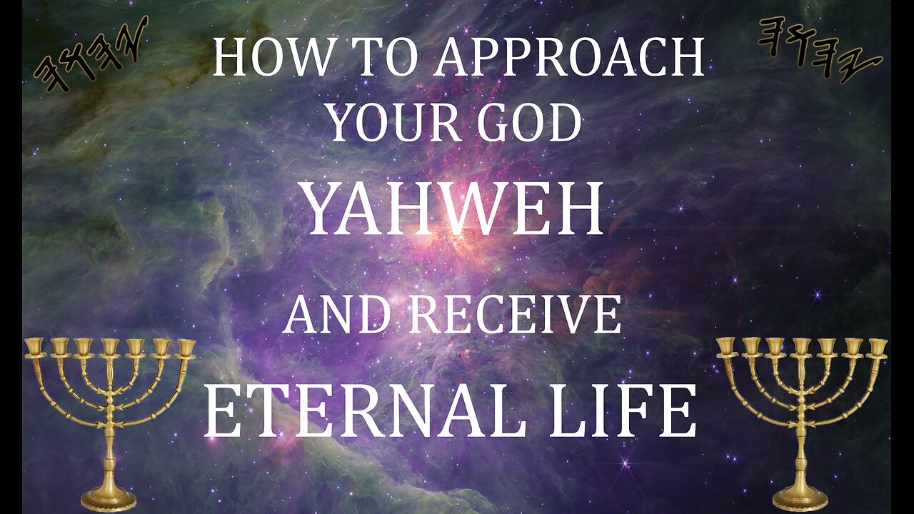 THERE IS ONLY ONE WAY TO APPROACH GOD AND RECEIVE ETERNAL LIFE!