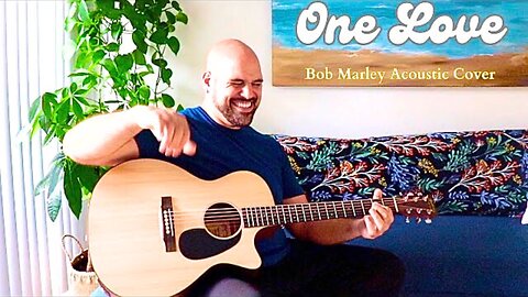 One Love Bob Marley Acoustic Cover - Anthony Serpiello