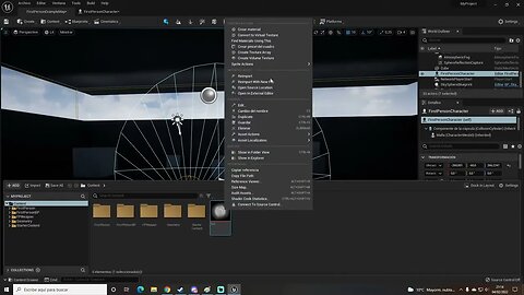 Cómo crear efecto linterna - Unreal Engine 5