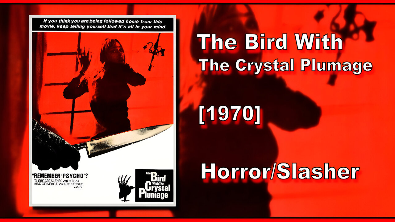 The Bird With The Crystal Plumage (1970) | HORROR/SLASHER | FULL MOVIE