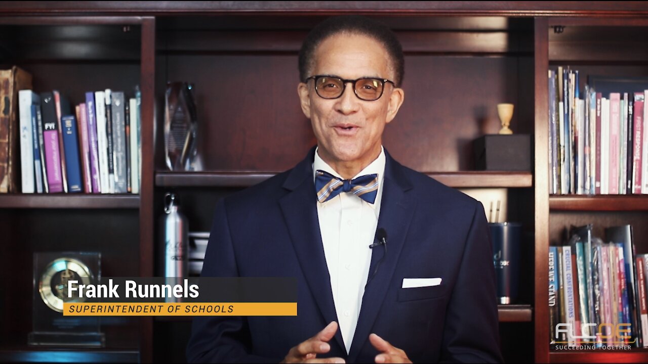 Frank Runnels: Superintendent's Welcome - FALL 2021