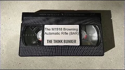 The M1918 Browning Automatic Rifle (BAR)