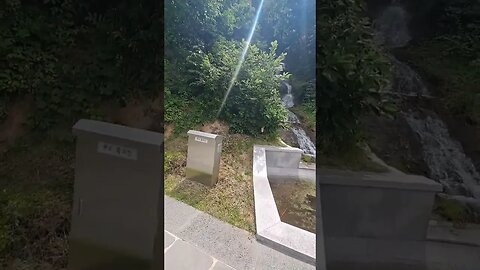 경북 상주 낙동강 드라마 상도 세트장 인공폭포