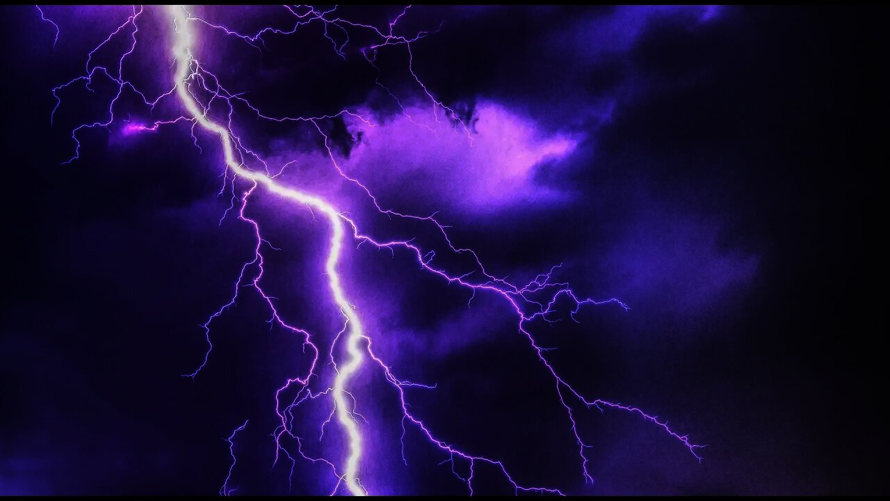 Epic Thunder & Rain [ rainstorm sounds for relaxing, focus or sleep ] white noise 1 hour