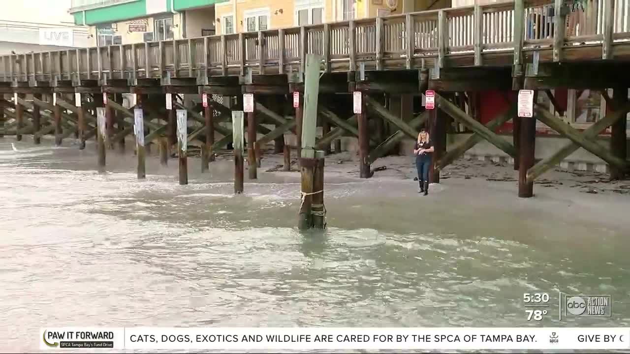 Tropical Storm Eta's impact on John's Pass