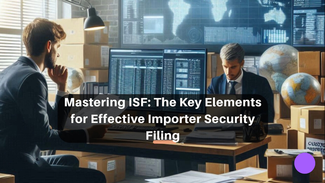 Mastering Importer Security Filing: Key Elements for a Successful ISF Program