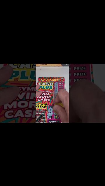Lottery Ticket Test Cash Plus!