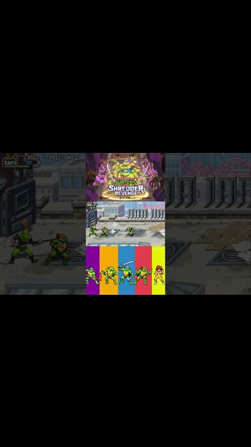 TARTARUGAS NINJAS SHORTS #37 - FASE 7