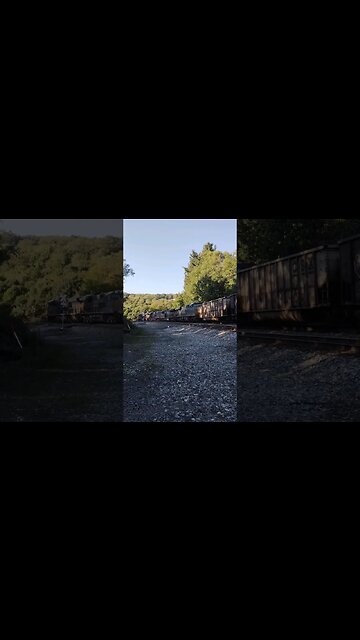 Empty Coal on the move west #train #youtube #youtubeshorts #shortshorts #csx #short