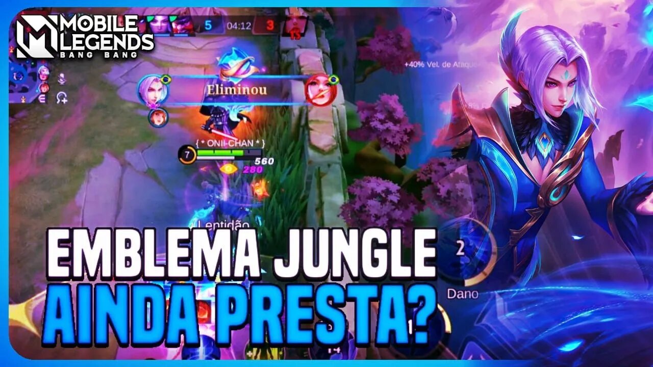 O EMBLEMA JUNGLE NO LING, É BOM ATUALMENTE? TESTEI NESSA PT | MLBB