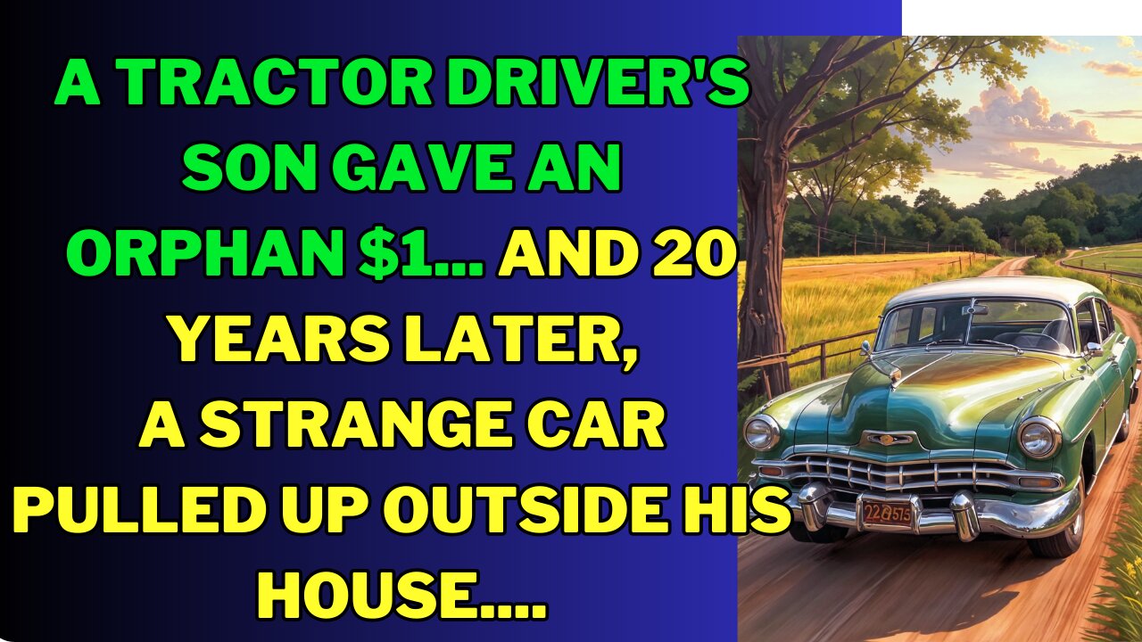 A tractor driver's son gave an orphan $1... And 20 years later...