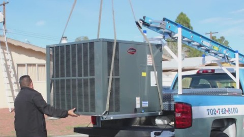 Las Vegas air conditioning company helps out man in need