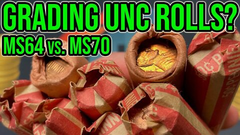 Grading UNC Modern Penny Rolls = Thousands of $$$? A CAUTION On Grading These Rolls