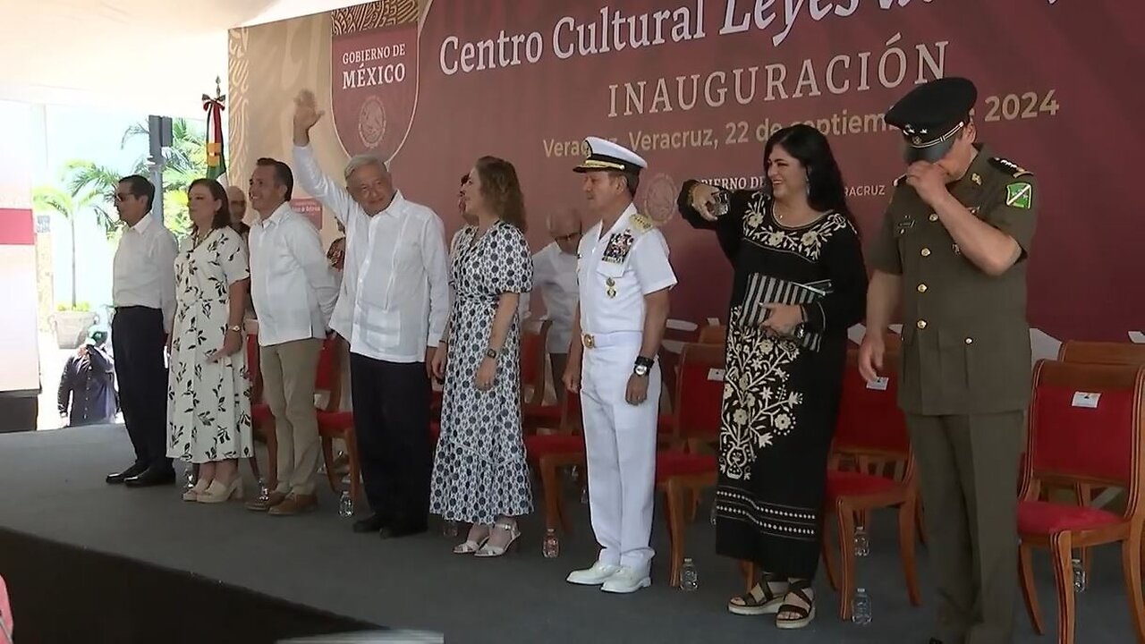 Inauguración del Centro Cultural “Leyes de Reforma”, desde Veracruz