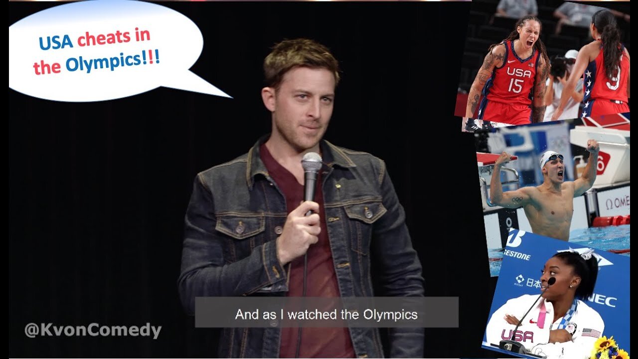 USA CHEATS IN OLYMPICS STAND UP COMEDY