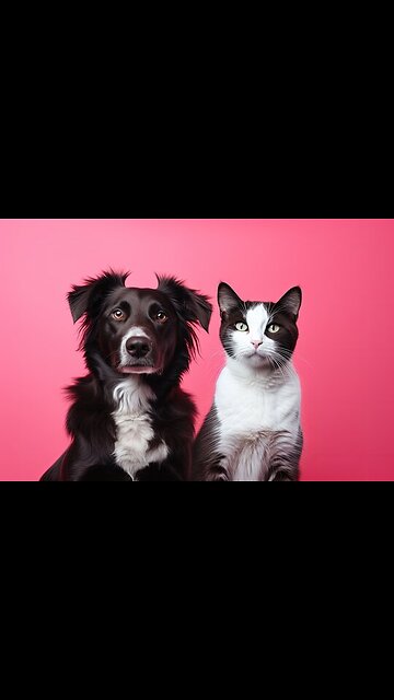 Cat and dog Funny video 😅