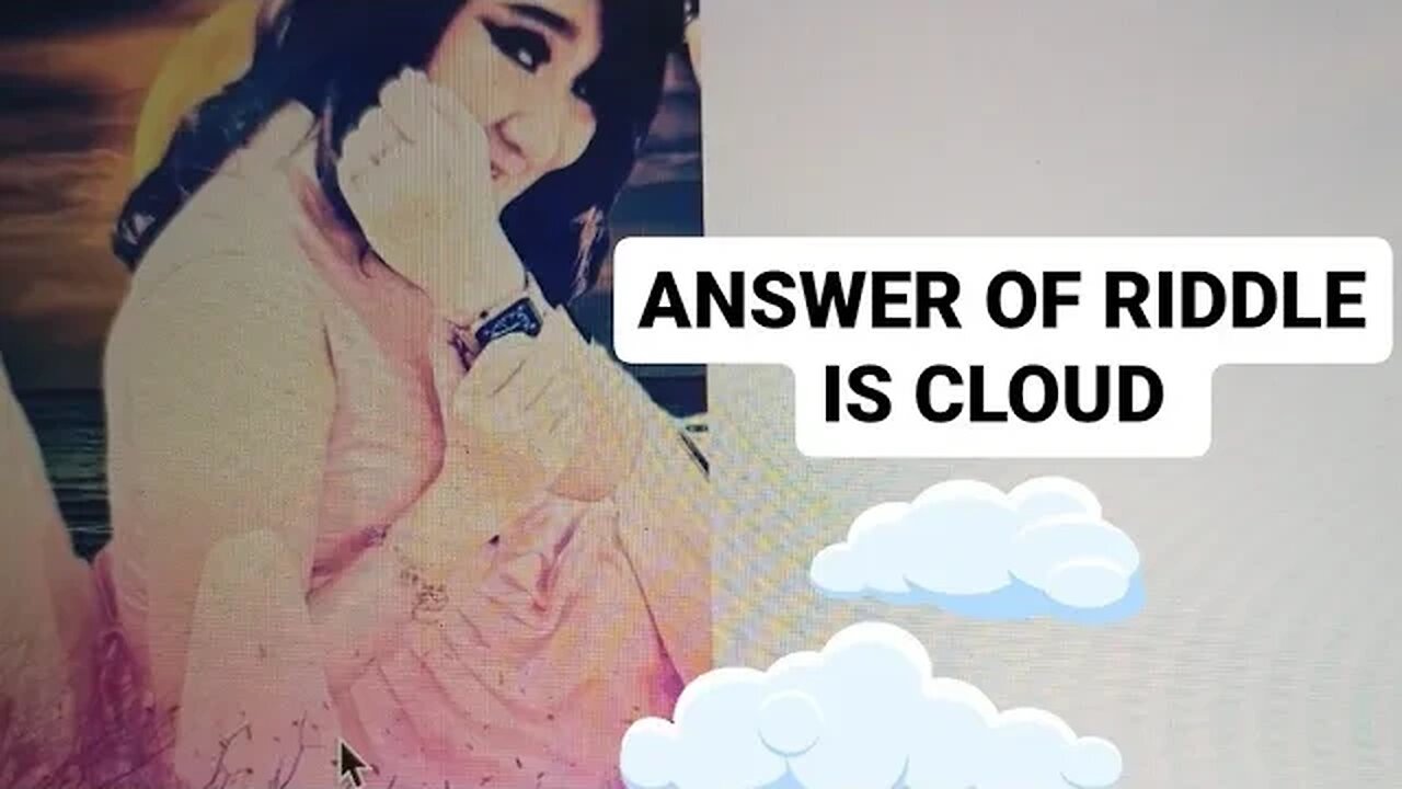 GUESS HUMOUR HUMOUR RIDDLE QUESTION AND THE ANSWER IS CLOUD !!!! :D :D STAY TUNED NEXT RIDDLE !!