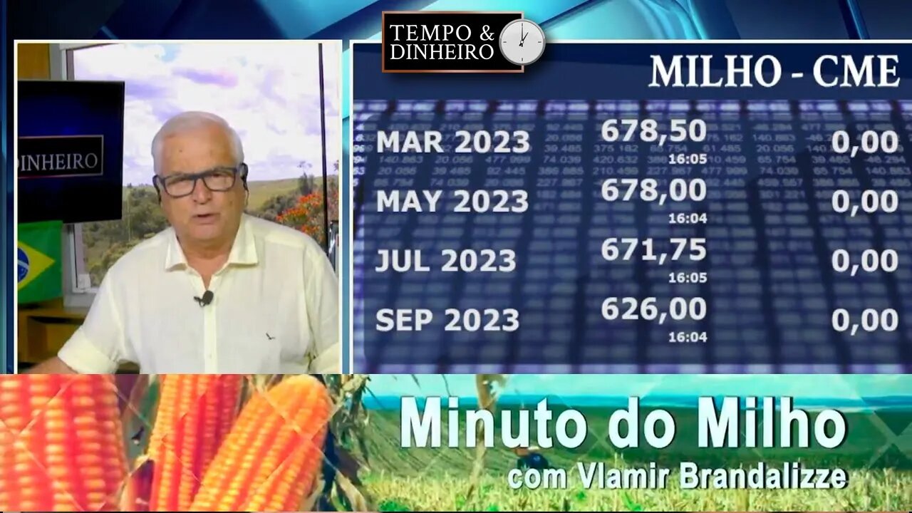 Milho - B3 segue negativa para o milho.