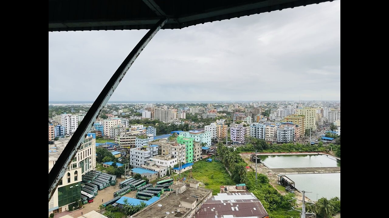 Bird's eye view of Chittagong City || CHITTAGONG|| BANGLADESH