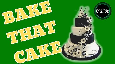 A Christian could bake a "gay" cake.