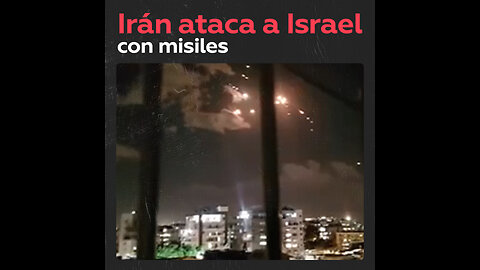 Irán lanza misiles hacia Israel