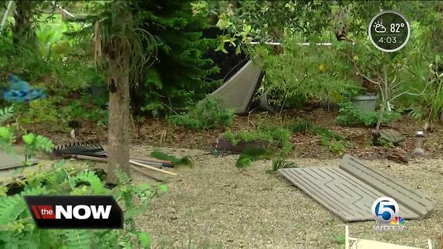 Martin County homeowners pick up after tornado briefly touches down