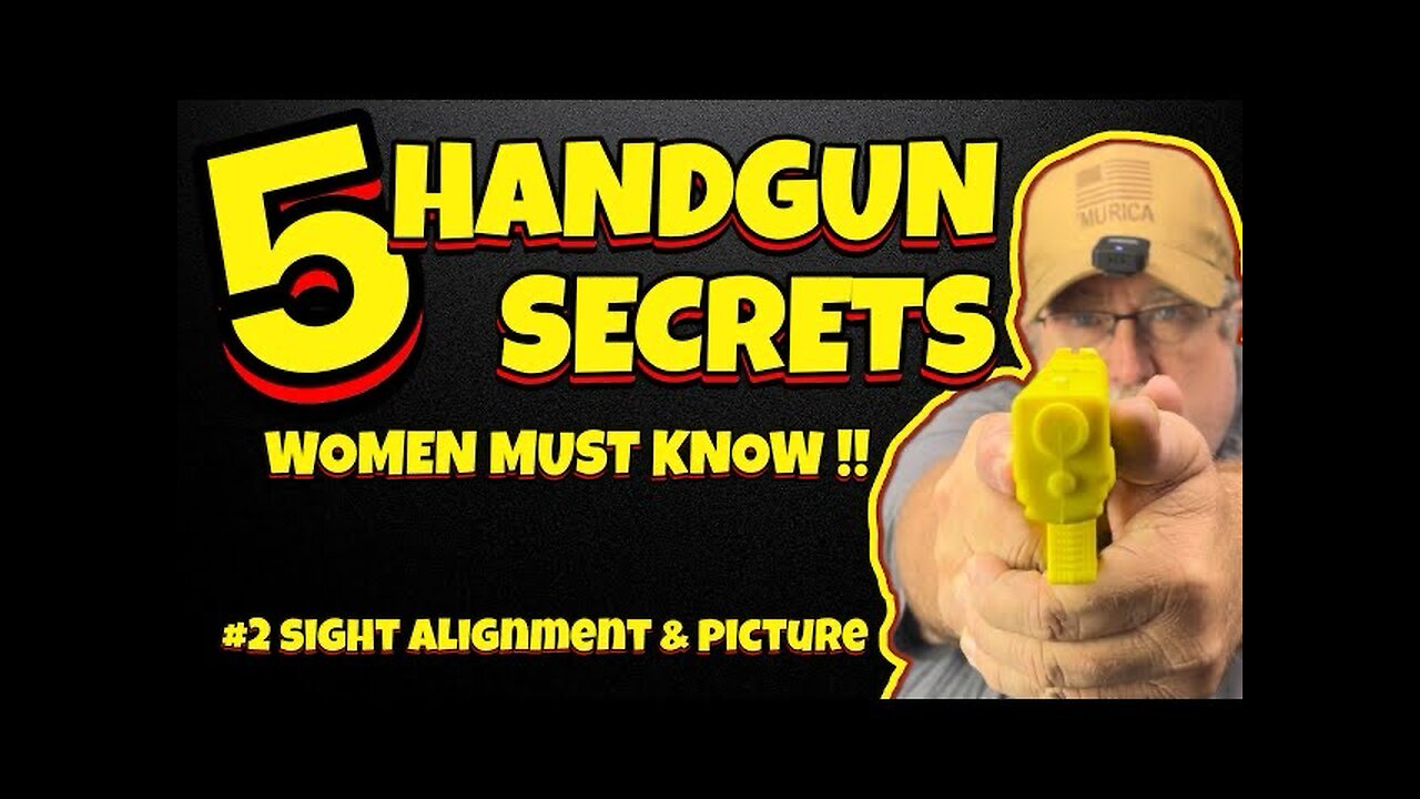 2of 5 Handgun Secrets Women Must To Increase Accuracy Number Two: How to Aim