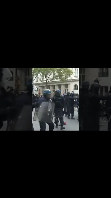 French Police Have Been Repressing Marches Across The Nation In Response To Inflation #france #EU