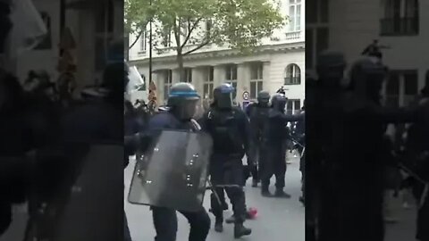 French Police Have Been Repressing Marches Across The Nation In Response To Inflation #france #EU