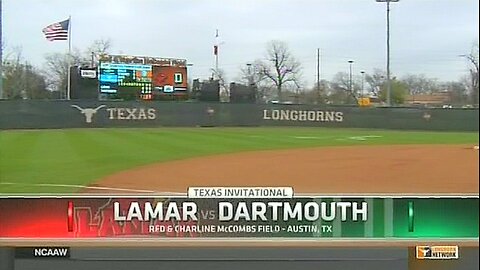 2015 Softball - Texas Invitational (Game 1)