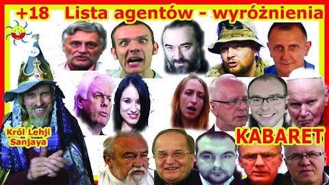 Lista agentów – wyróżnienia – KABARET‼ +18