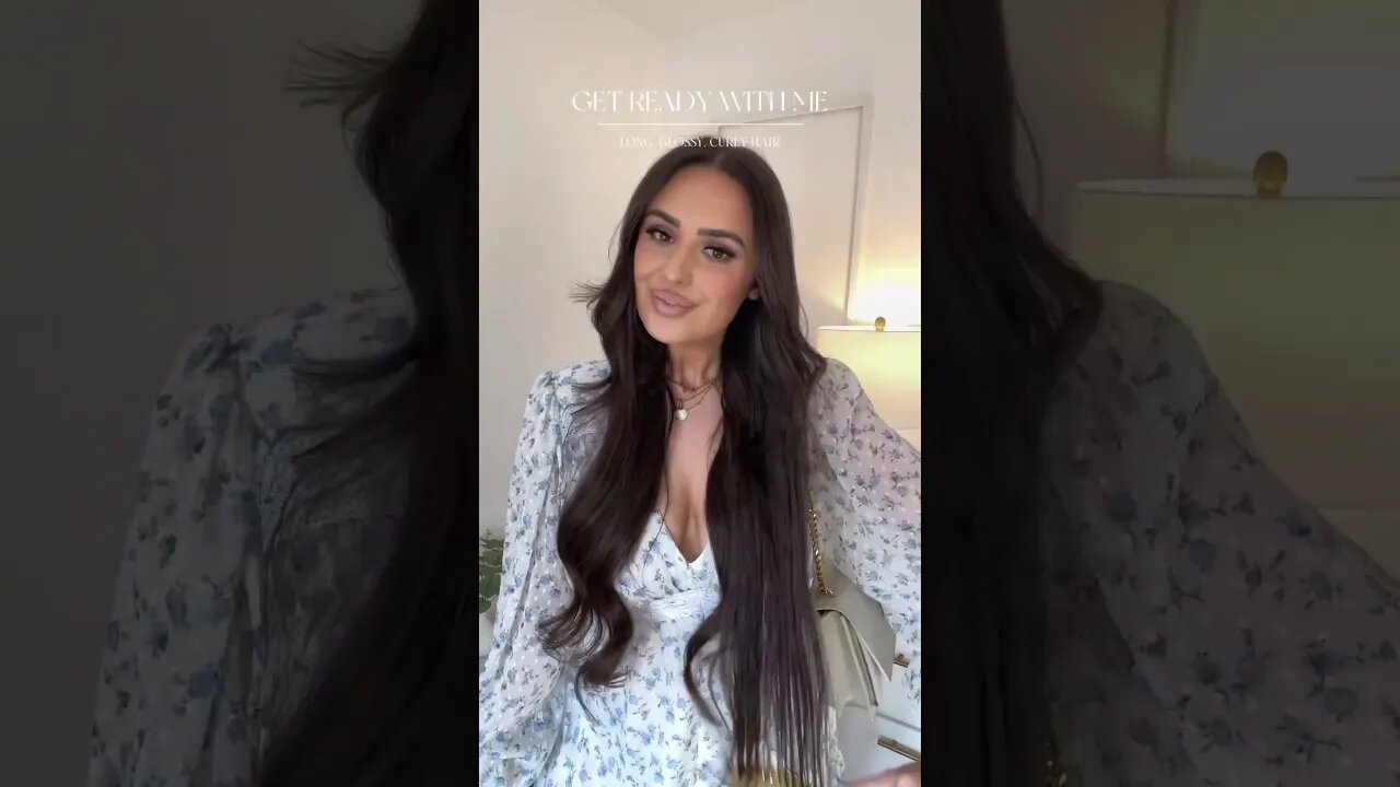 Get ready with the beautiful @amyrosewalker to create these perfect natural waves #grwm #hairdo