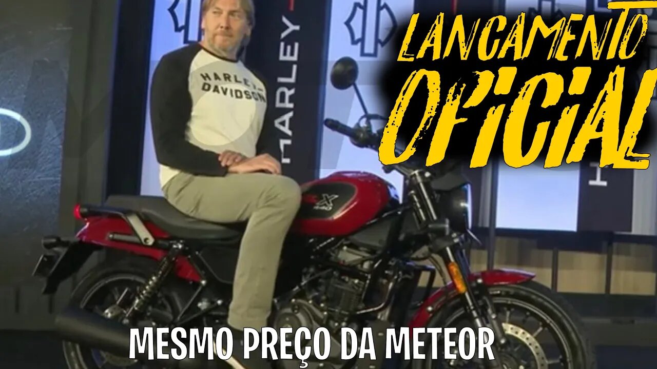 Custando o MESMO preço da METEOR, nova HARLEY DAVIDSON 440 é LANÇADA