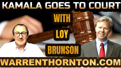 KAMALA GOES TO COURT WITH LOY BRUNSON & WARREN THORNTON